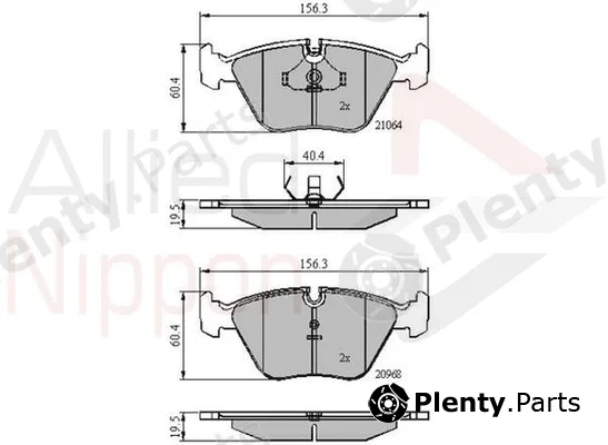Comline ADB0358 — Brake Pad Set, disc brake ANL Braking