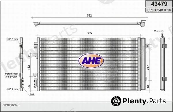 AHE 43479 — Condenser, air conditioning