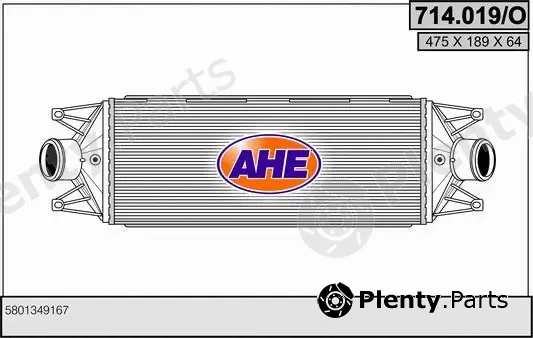 AHE 714.019/O — Charge Air Cooler