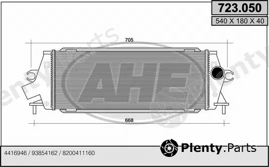 AHE 723.050 — Charge Air Cooler