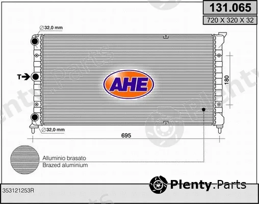 AHE 131.065 — Radiator, engine cooling
