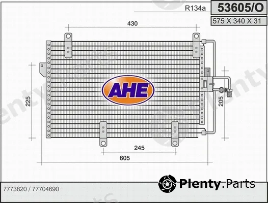 AHE 53605/O — Condenser, air conditioning