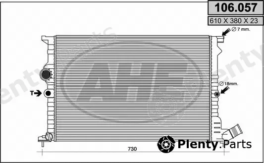 AHE 106.057 — Radiator, engine cooling