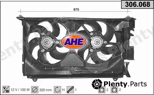 AHE 306.068 — Fan, engine cooling
