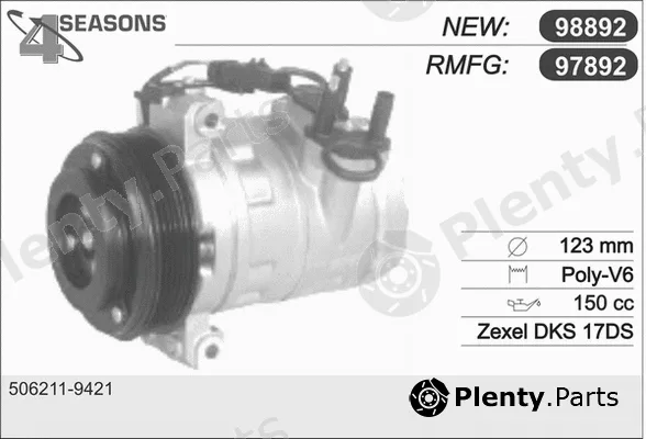AHE 97892 — Compressor, air conditioning