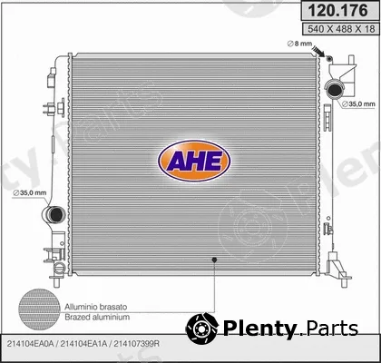 AHE 120.176 — Radiator, engine cooling