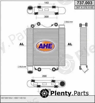 AHE 737.003 — Charge Air Cooler