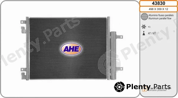 AHE 43830 — Condenser, air conditioning