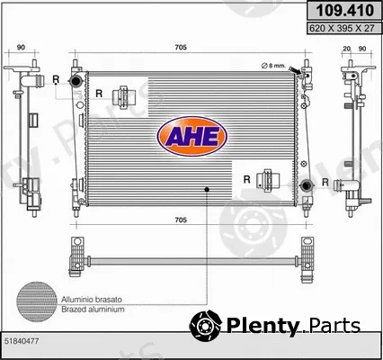 AHE 109.410 — Radiator, engine cooling