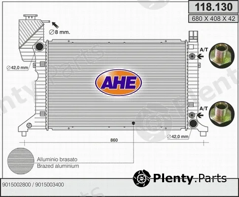 AHE 118.130 — Radiator, engine cooling