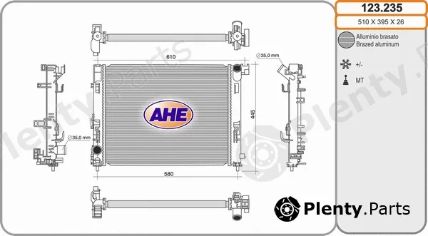 AHE 123.235 — Radiator, engine cooling