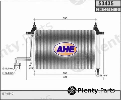 AHE 53435 — Condenser, air conditioning