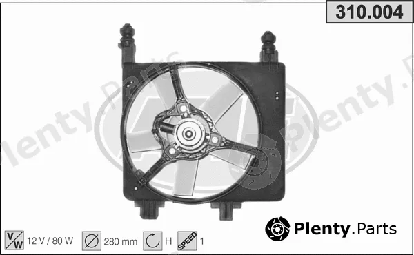 AHE 310.004 — Fan, engine cooling