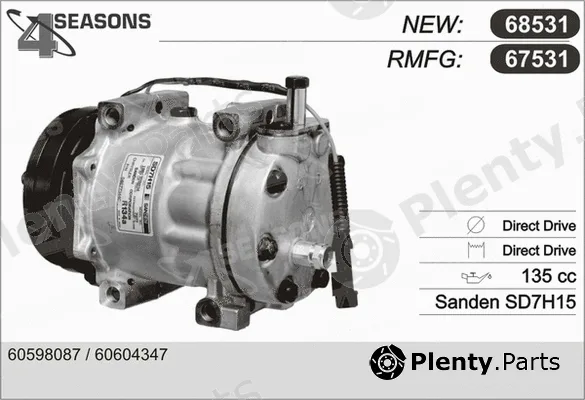 AHE 67531 — Compressor, air conditioning