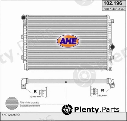 AHE 102.196 — Radiator, engine cooling