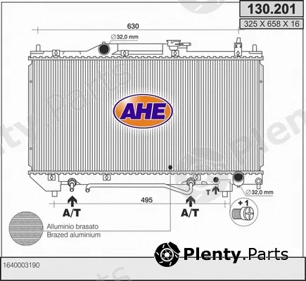 AHE 130.201 — Radiator, engine cooling