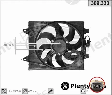 AHE 309.333 — Fan, engine cooling