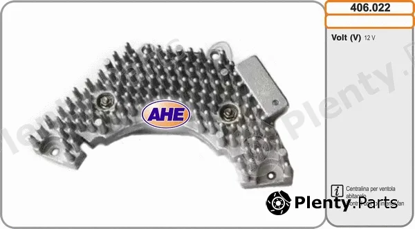 AHE 406.022 — Control Unit, electric fan (engine cooling)