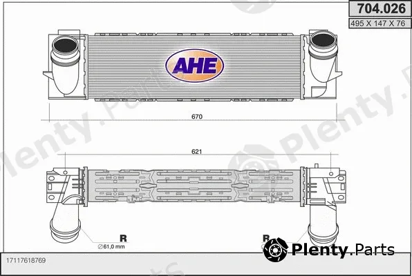 AHE 704.026 — Charge Air Cooler