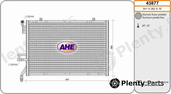 AHE 43877 — Condenser, air conditioning