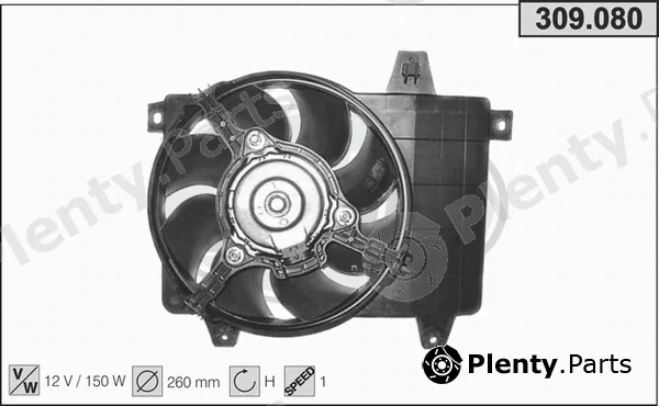 AHE 309.080 — Fan, engine cooling