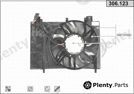 AHE 306.123 — Fan, engine cooling