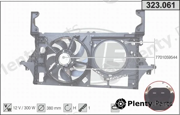 AHE 323.061 — Fan, engine cooling