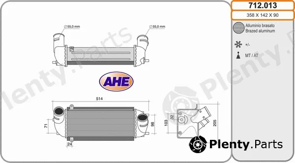 AHE 712.013 — Charge Air Cooler
