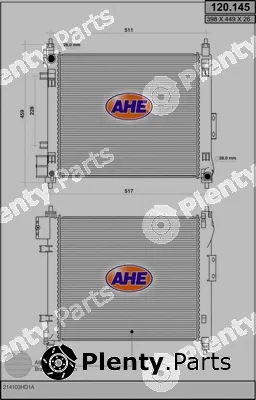 AHE 120.145 — Radiator, engine cooling