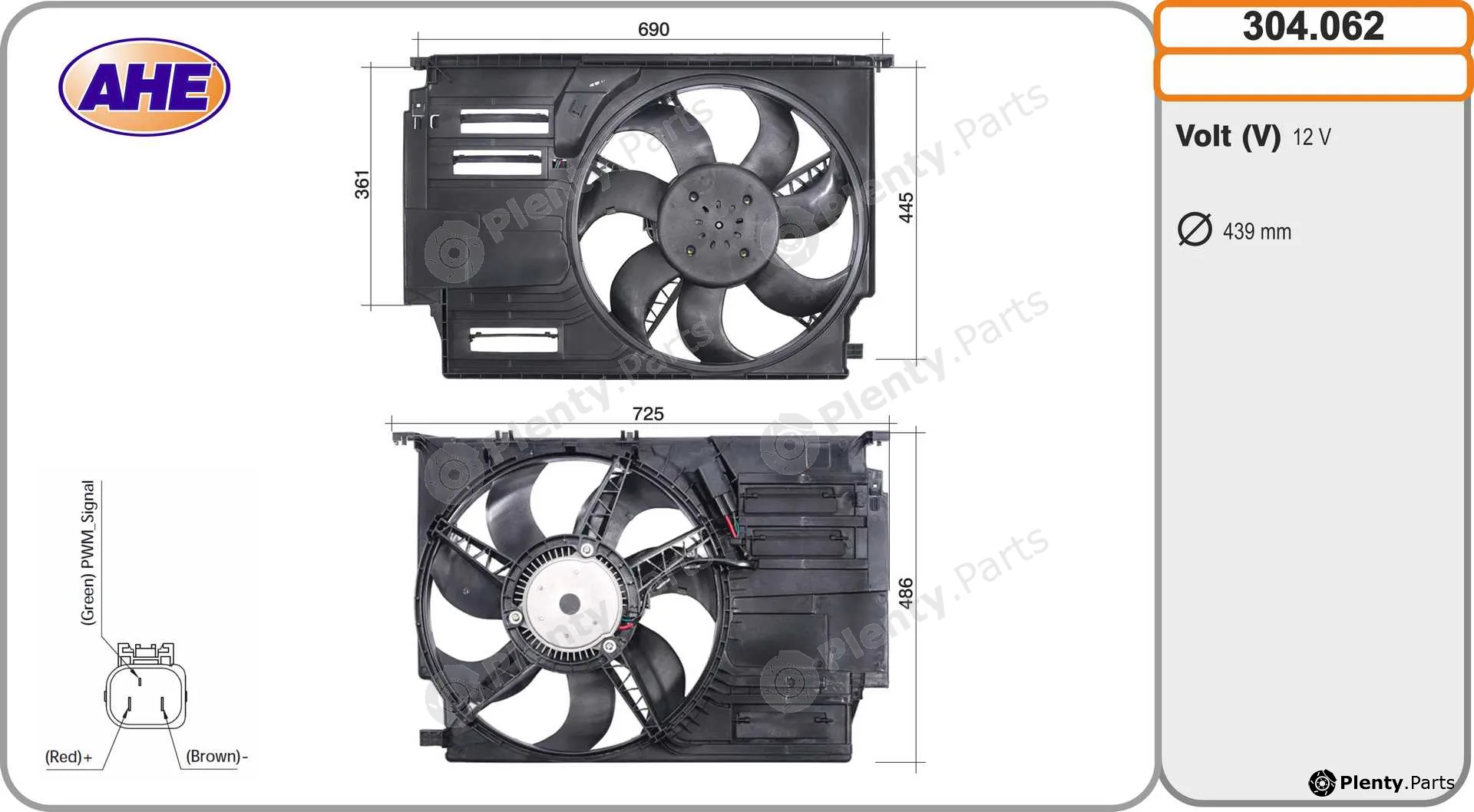 AHE 304.062 — Fan, engine cooling