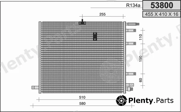 AHE 53800 — Condenser, air conditioning