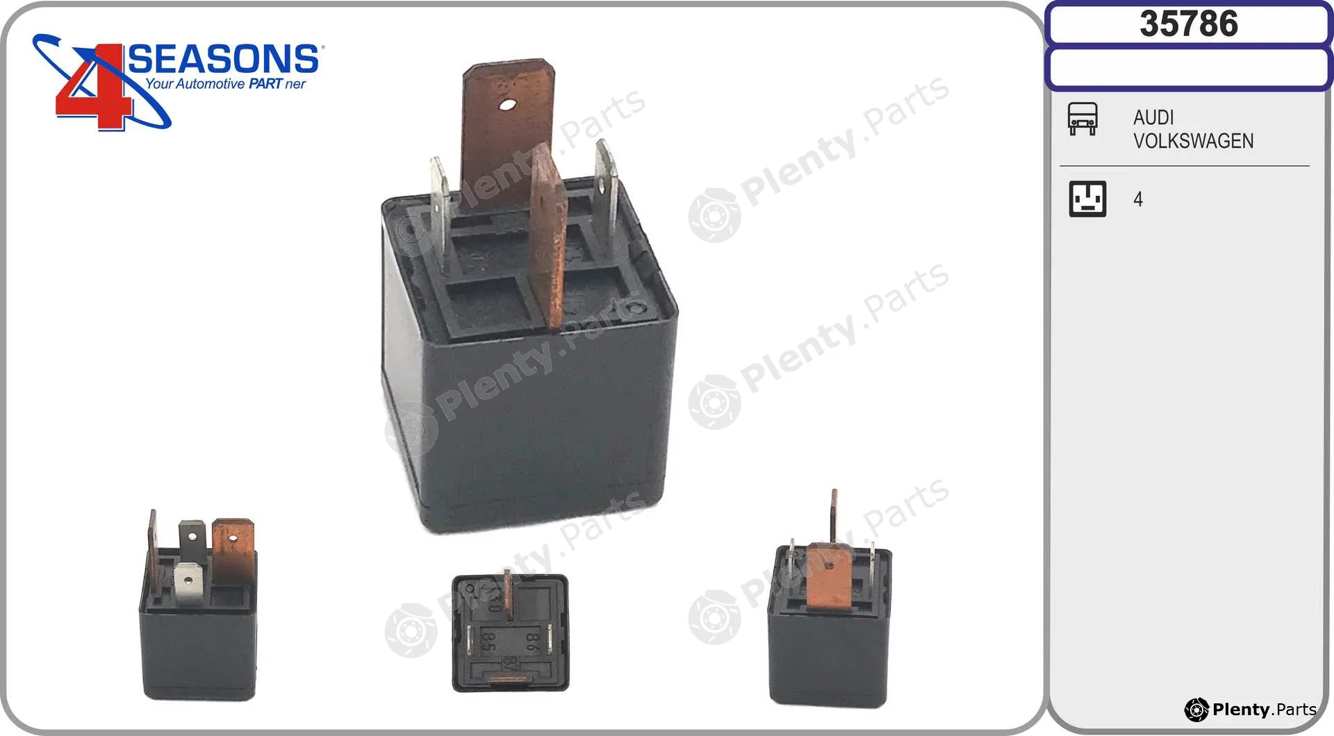 AHE 35786 — Series resistor, electric motor (radiator fan)