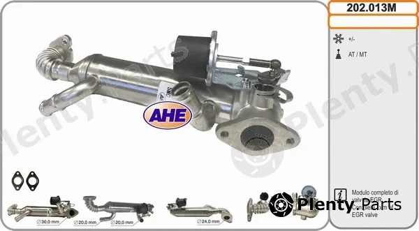 AHE 202.013M — Cooler, exhaust gas recirculation