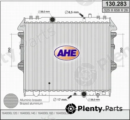 AHE 130.283 — Radiator, engine cooling