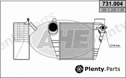 AHE 731.004 — Charge Air Cooler