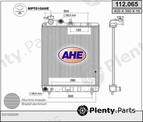 AHE 112.065 — Radiator, engine cooling