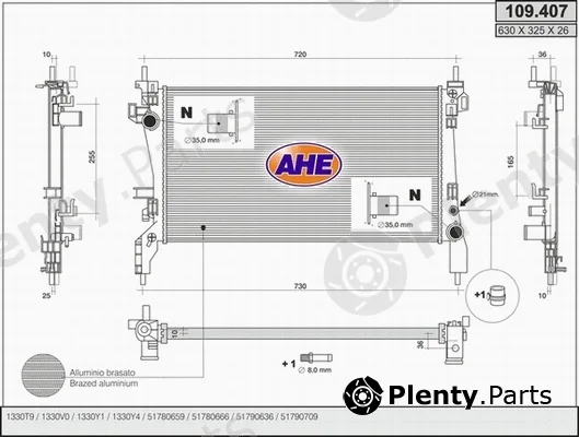 AHE 109.407 — Radiator, engine cooling