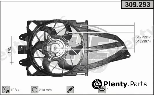 AHE 309.293 — Fan, engine cooling