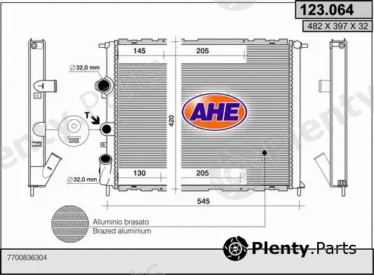 AHE 123.064 — Radiator, engine cooling