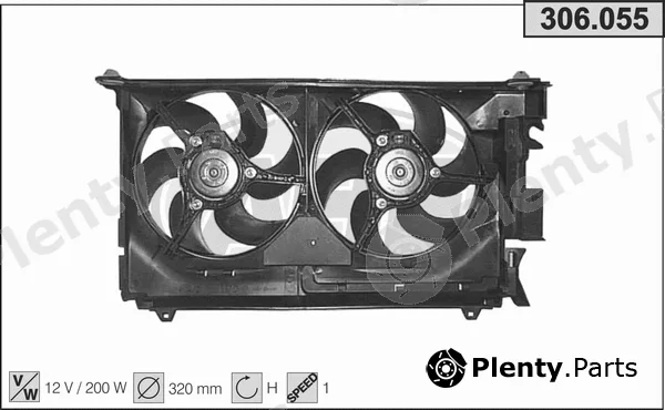 AHE 306.055 — Fan, engine cooling