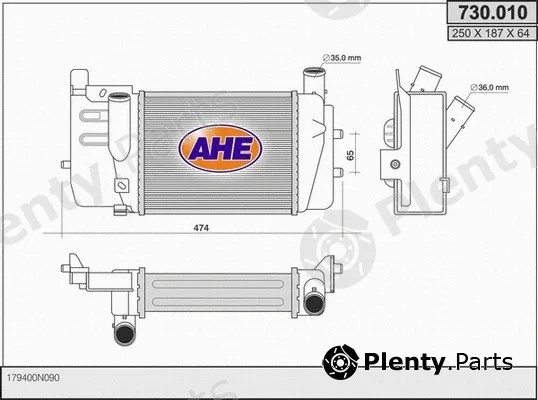 AHE 730.010 — Charge Air Cooler