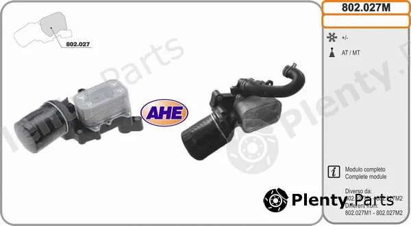 AHE 802.027M — Oil Cooler, engine oil