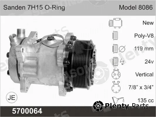 AHE 5700064 — Compressor, air conditioning