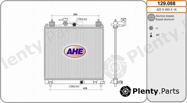 AHE 129.088 — Radiator, engine cooling