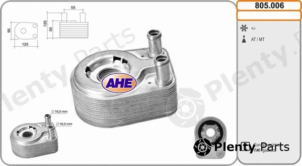 AHE 805.006 — Oil Cooler, engine oil