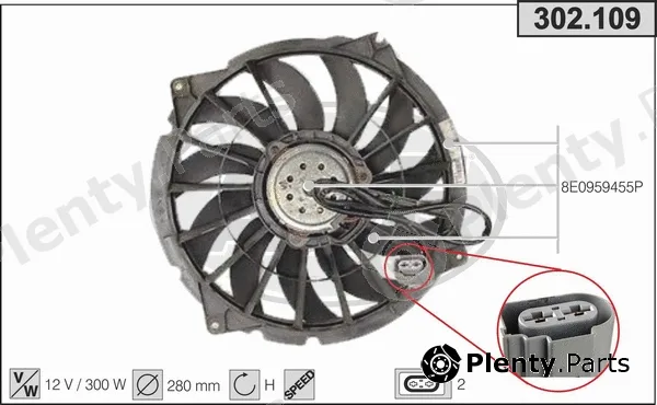 AHE 302.109 — Fan, engine cooling