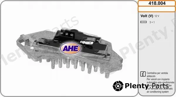 AHE 418.004 — Control Unit, electric fan (engine cooling)