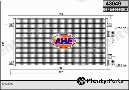 AHE 43049 — Condenser, air conditioning