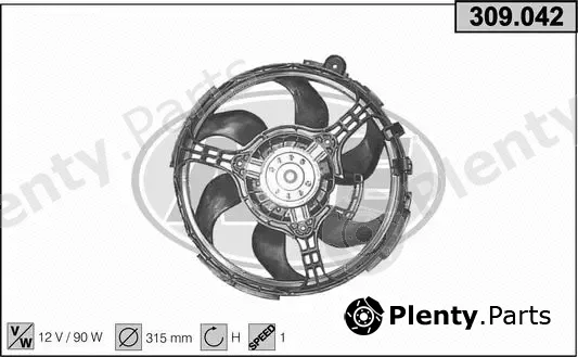 AHE 309.042 — Fan, engine cooling