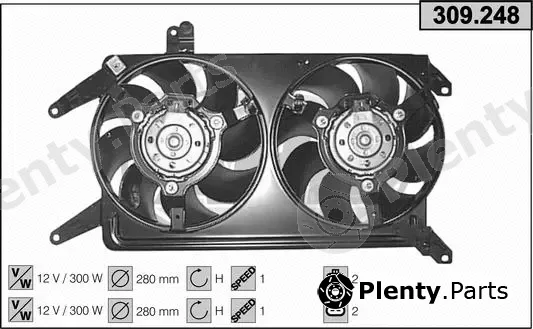 AHE 309.248 — Fan, engine cooling